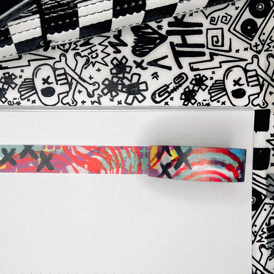 15mm vandal mixed patterns washi