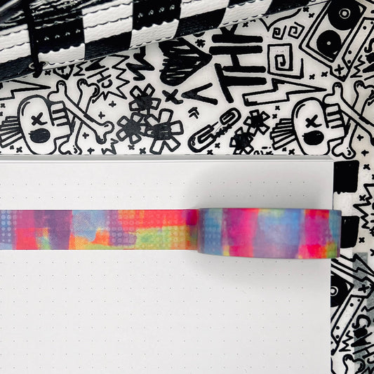 15mm groovy swatch washi