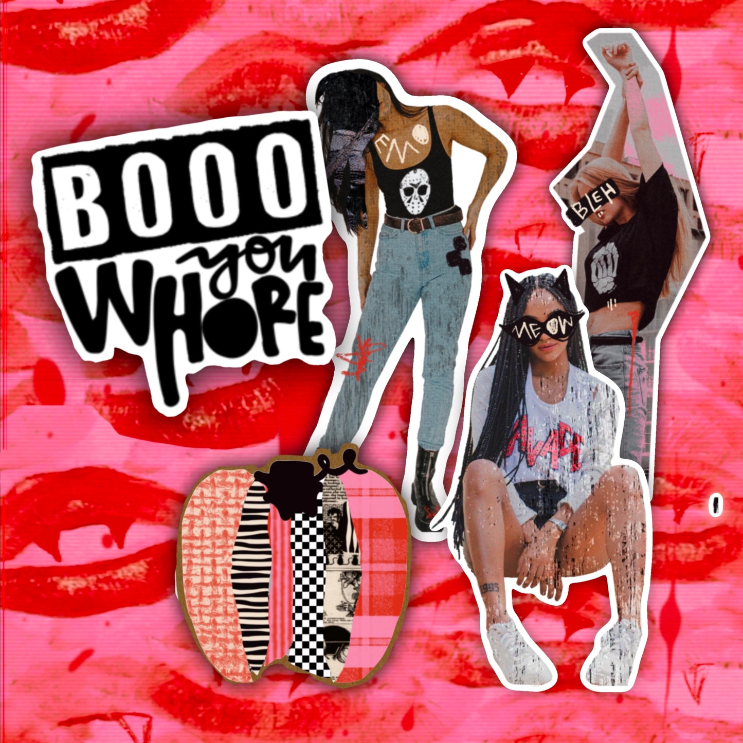 boo x die cut sticker bundle