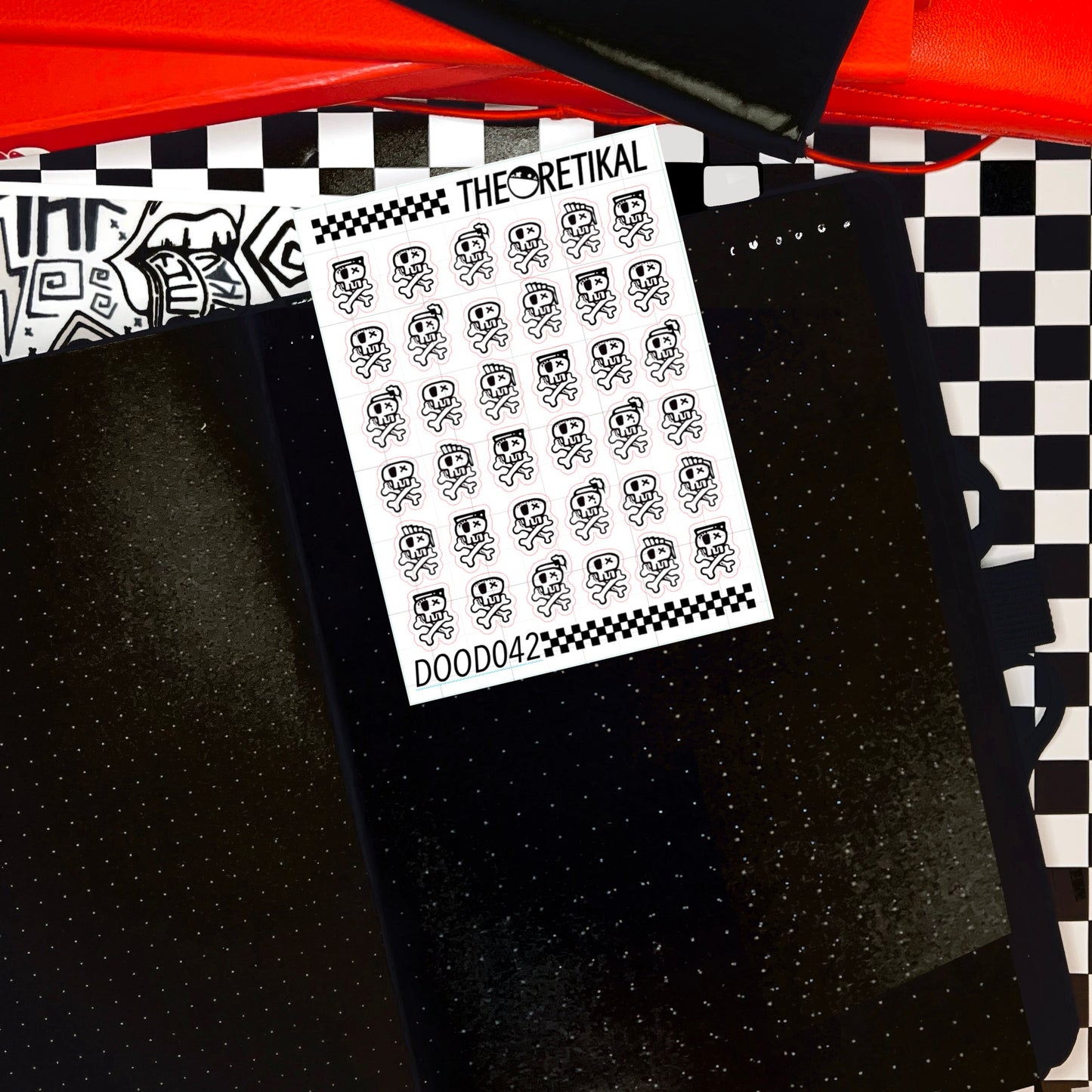 punky skellys mini sheet