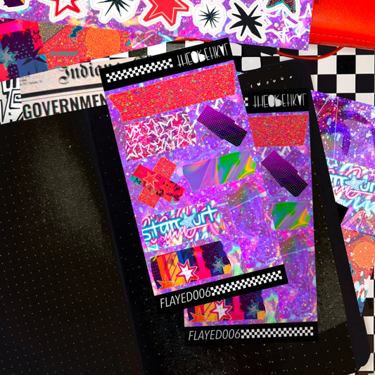 flayed x collage rips