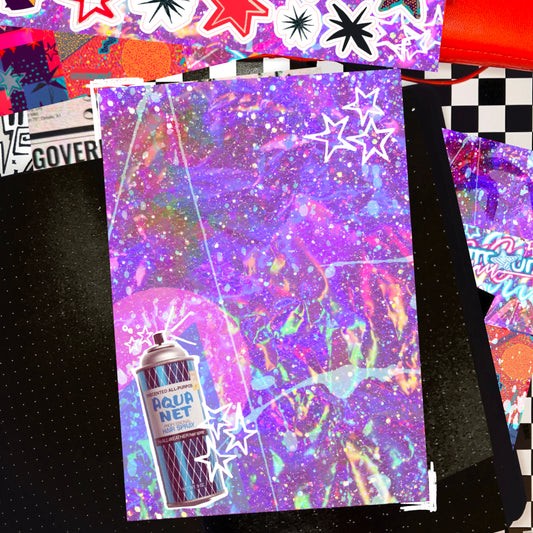 flayed x aqua net full sheet (multiple sizes available)