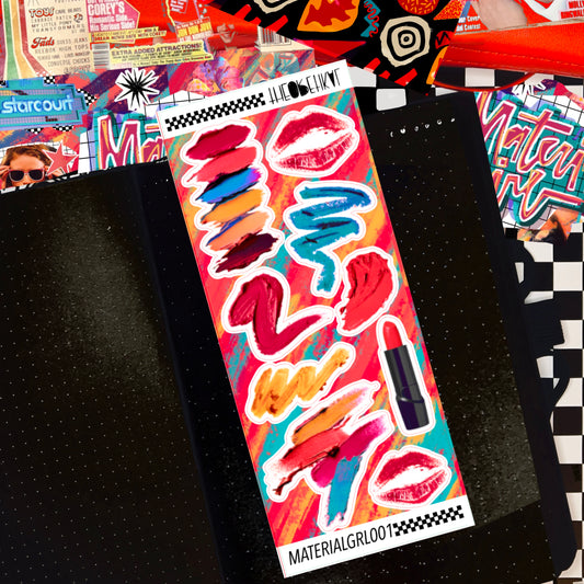 material girl x lipstick