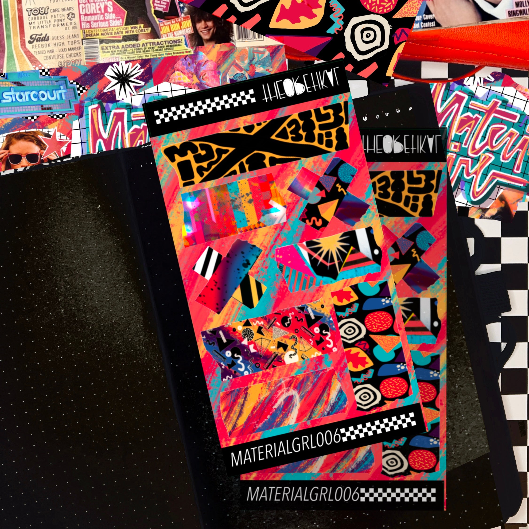 material girl x collage rips – theoretikaldesign