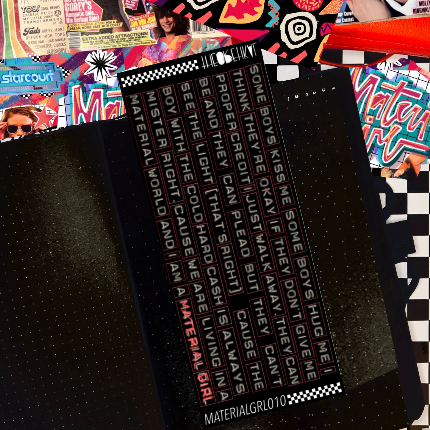 material girl x material girl lyrics