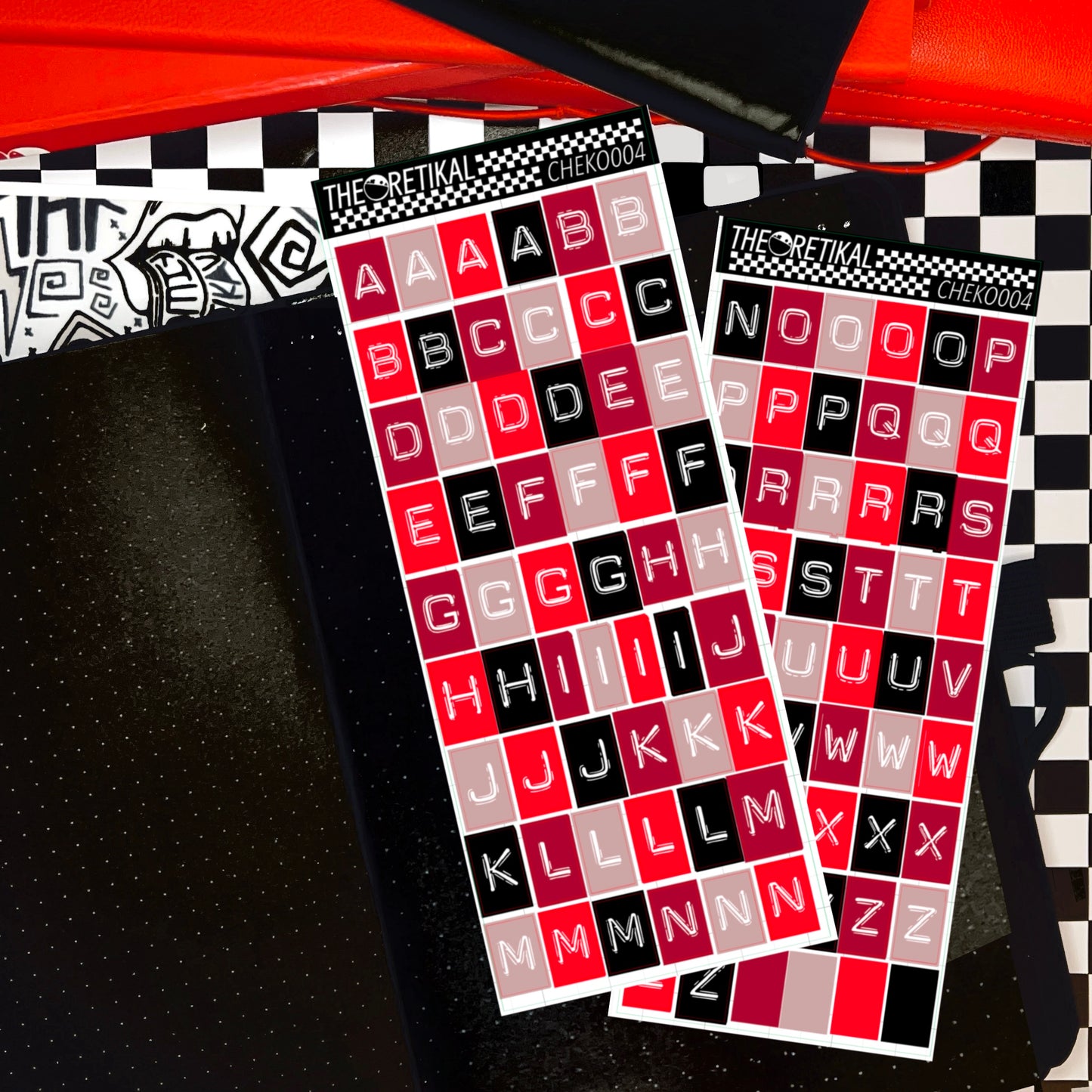 CHEKO x dymo alphabets