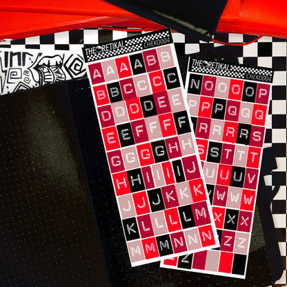 CHEKO x dymo alphabets