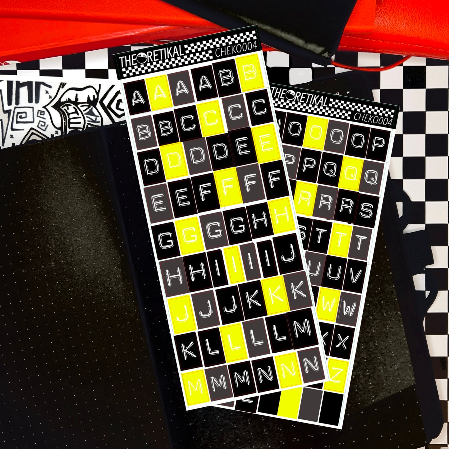 CHEKO x dymo alphabets