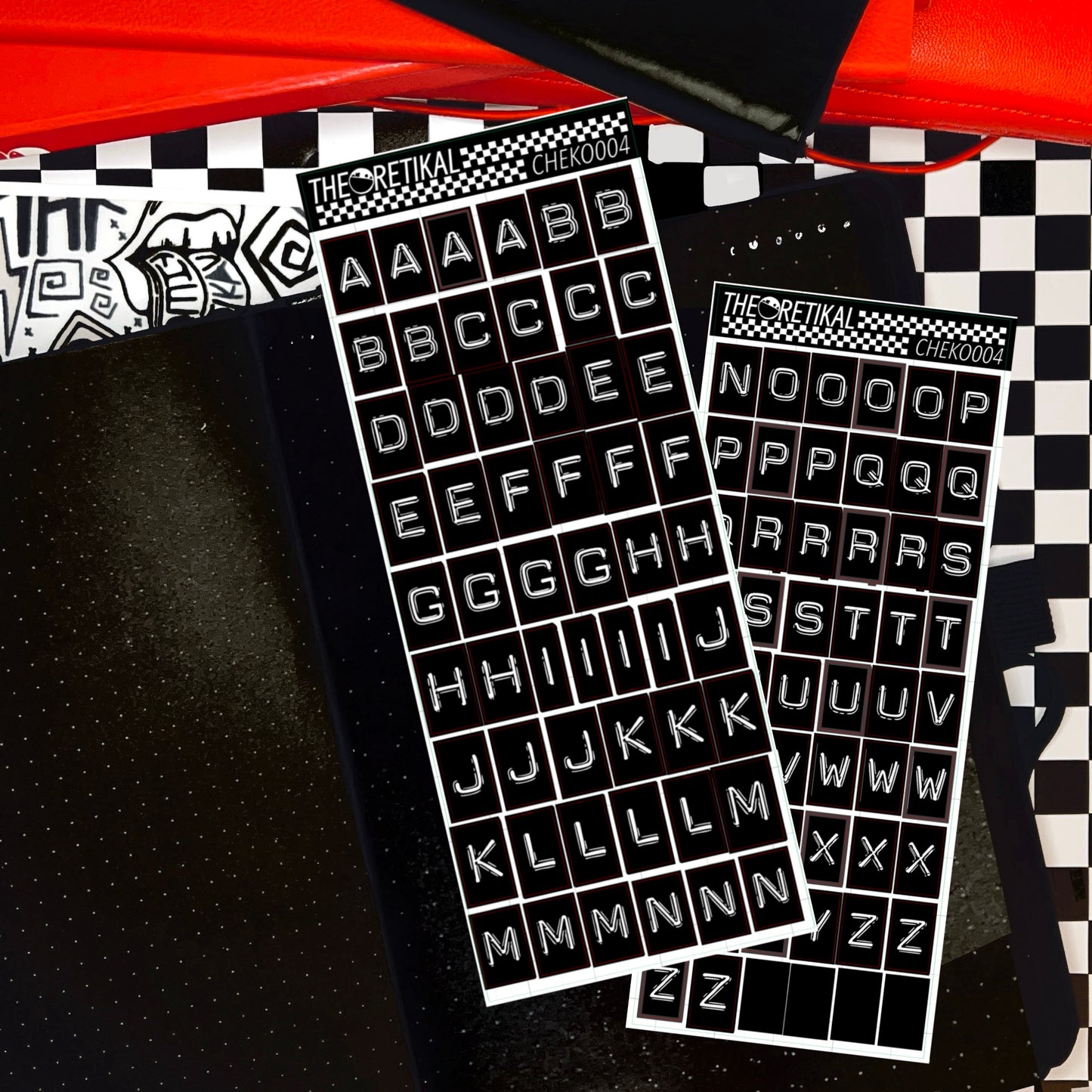 CHEKO x dymo alphabets