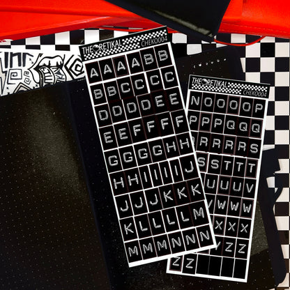 CHEKO x dymo alphabets