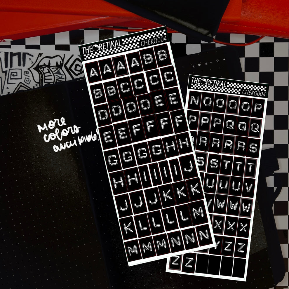 CHEKO x dymo alphabets – theoretikaldesign
