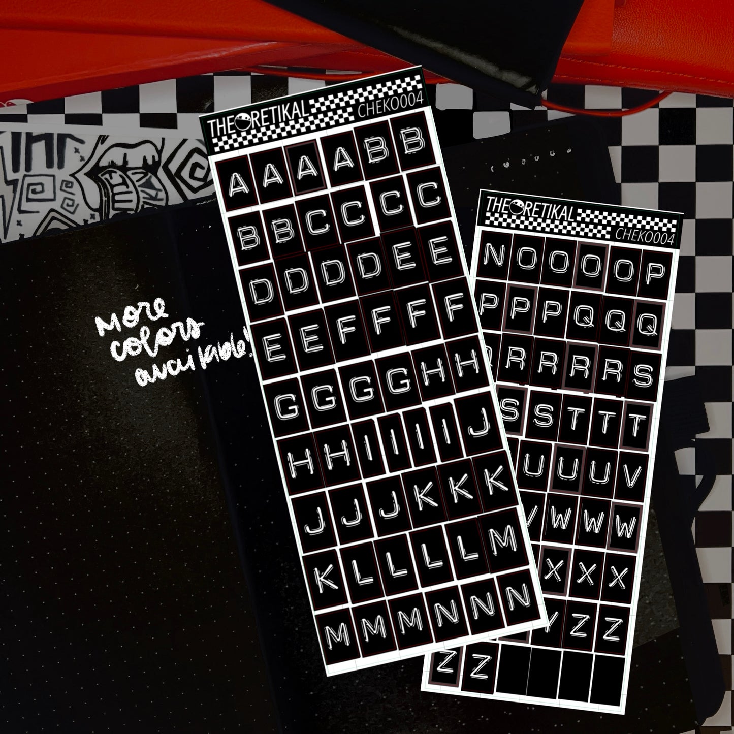 CHEKO x dymo alphabets