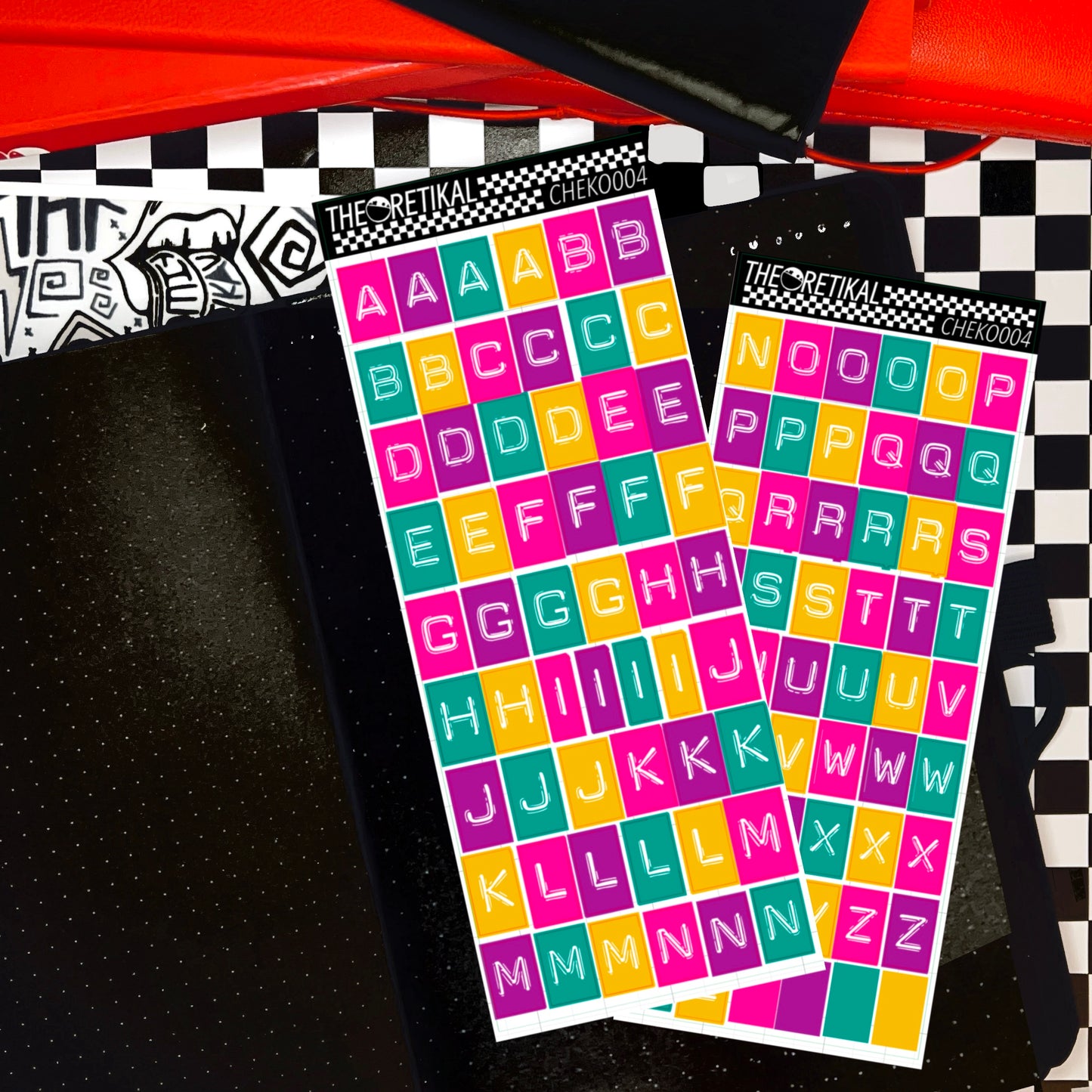 CHEKO x dymo alphabets