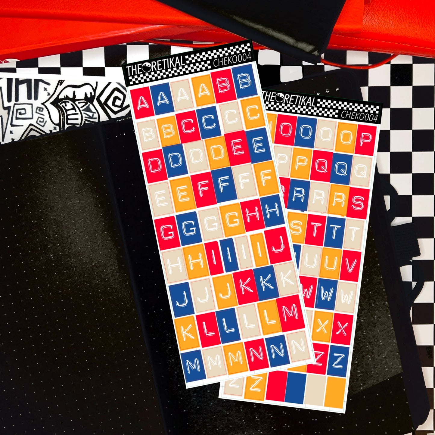 CHEKO x dymo alphabets