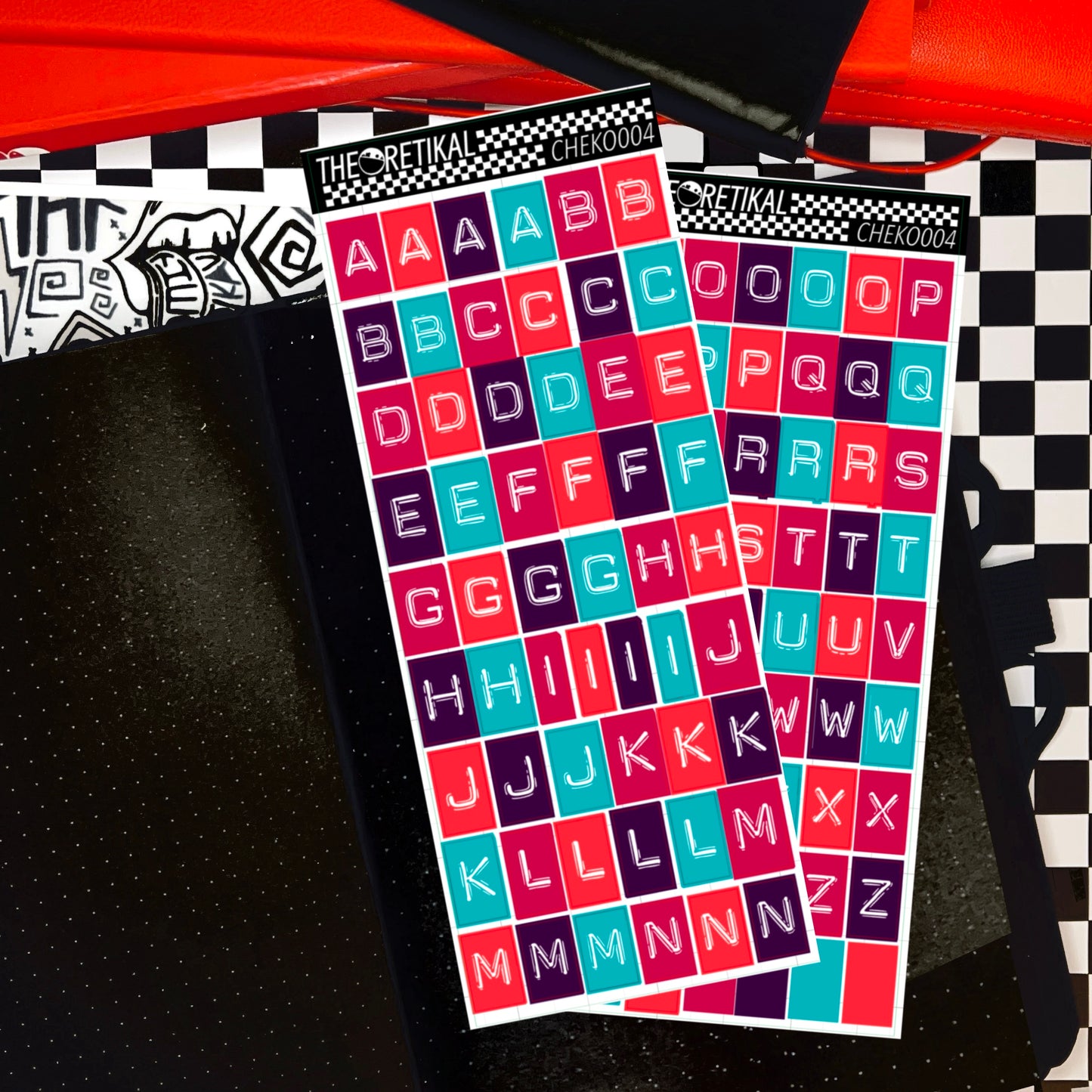 CHEKO x dymo alphabets