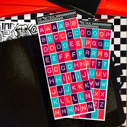 CHEKO x dymo alphabets