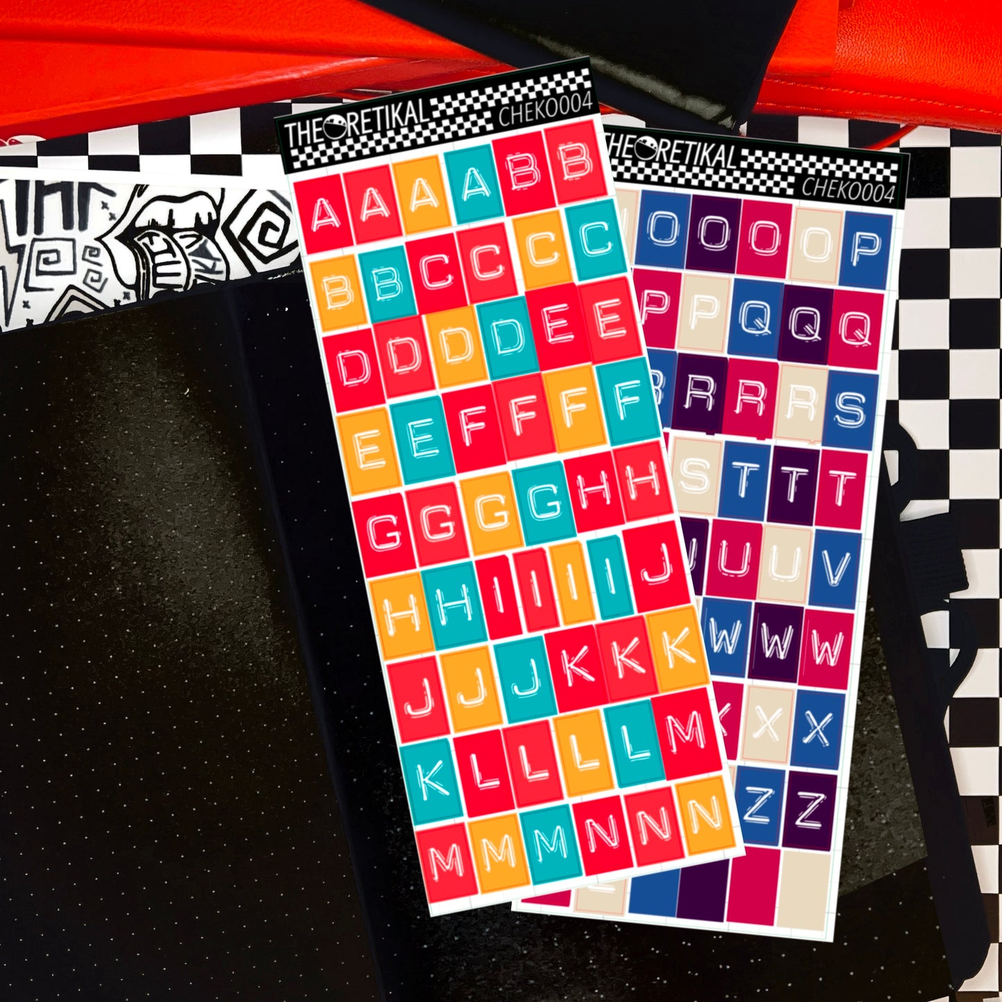 CHEKO x dymo alphabets