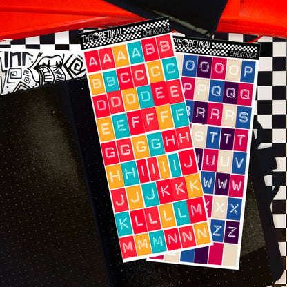 CHEKO x dymo alphabets