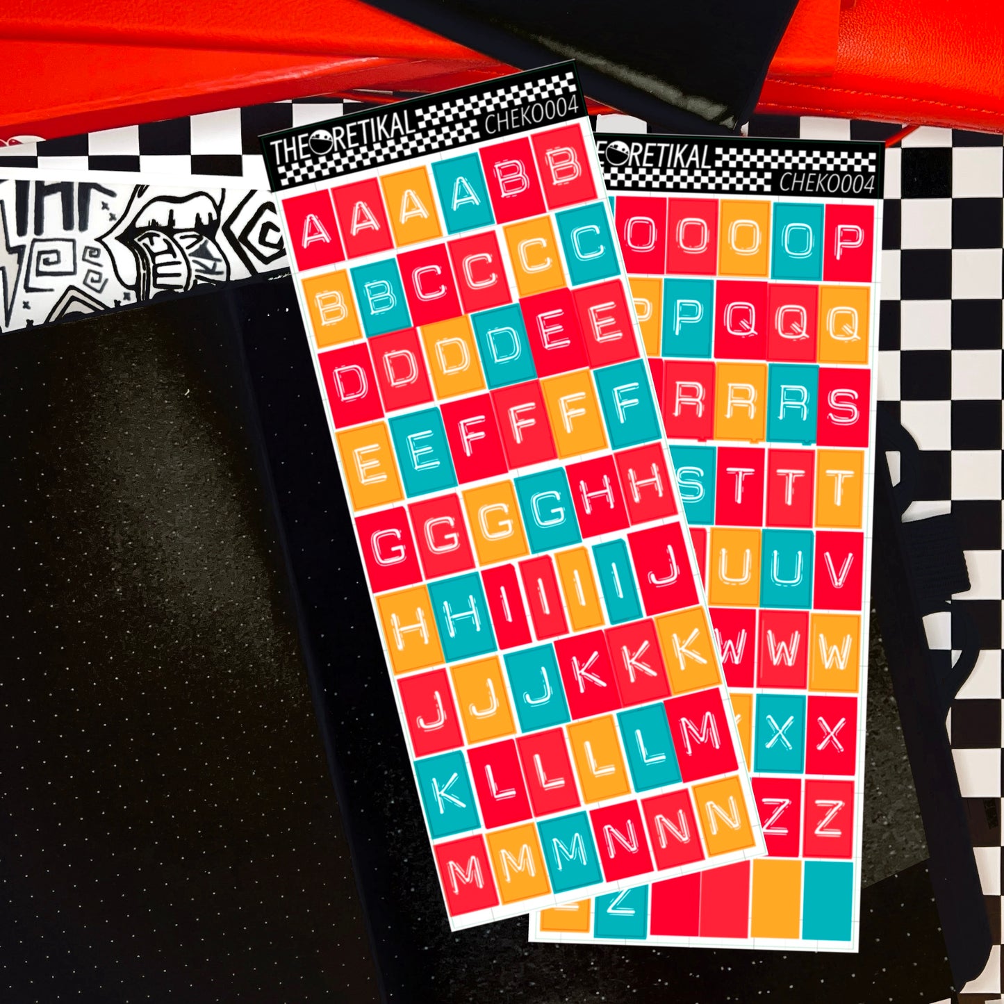 CHEKO x dymo alphabets