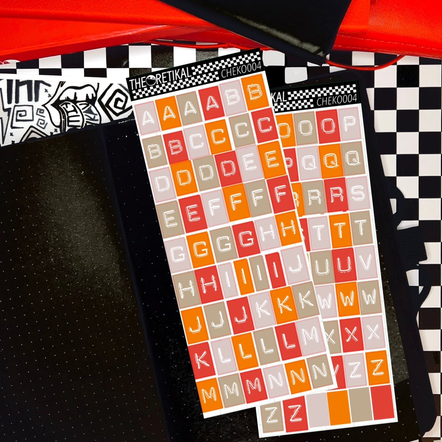 CHEKO x dymo alphabets