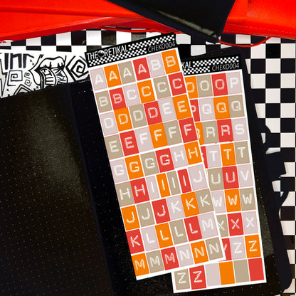 CHEKO x dymo alphabets