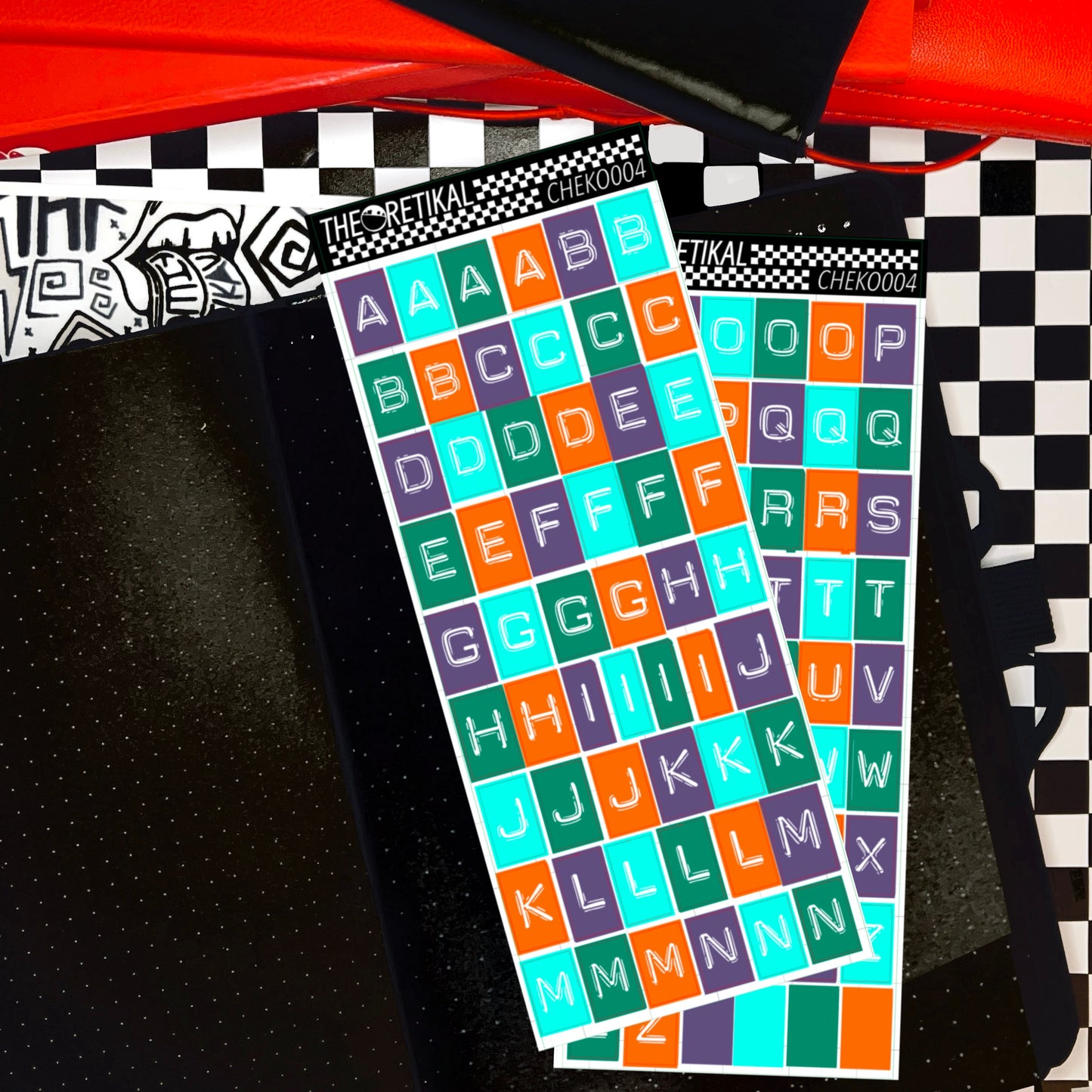 CHEKO x dymo alphabets