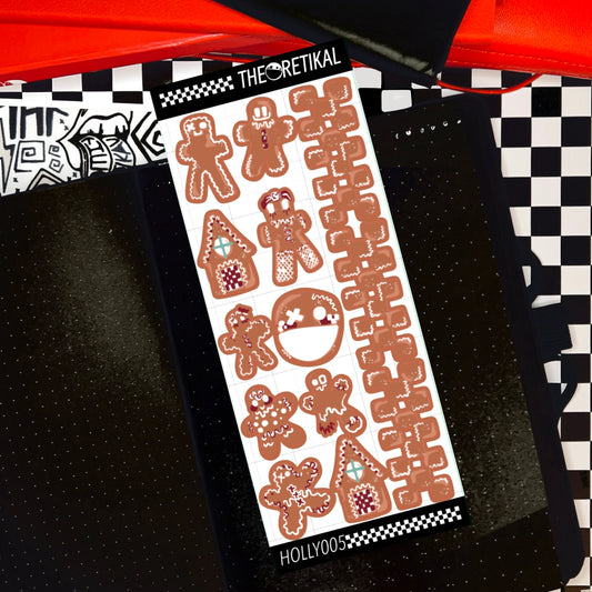 holly x gingerbread cookies