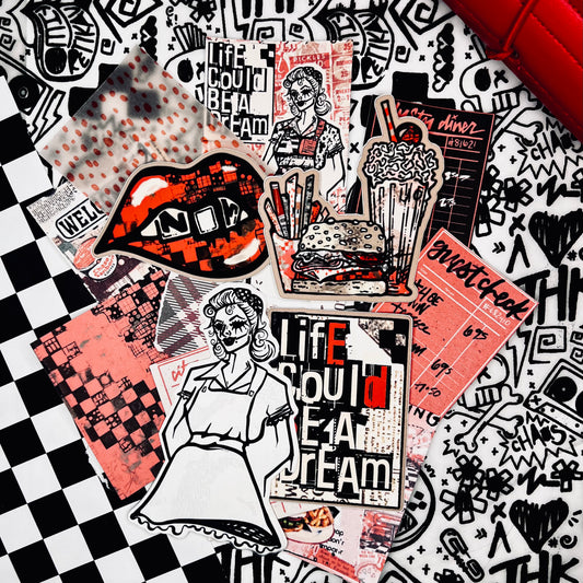 diner theory riff raff scraps + die cut bundle