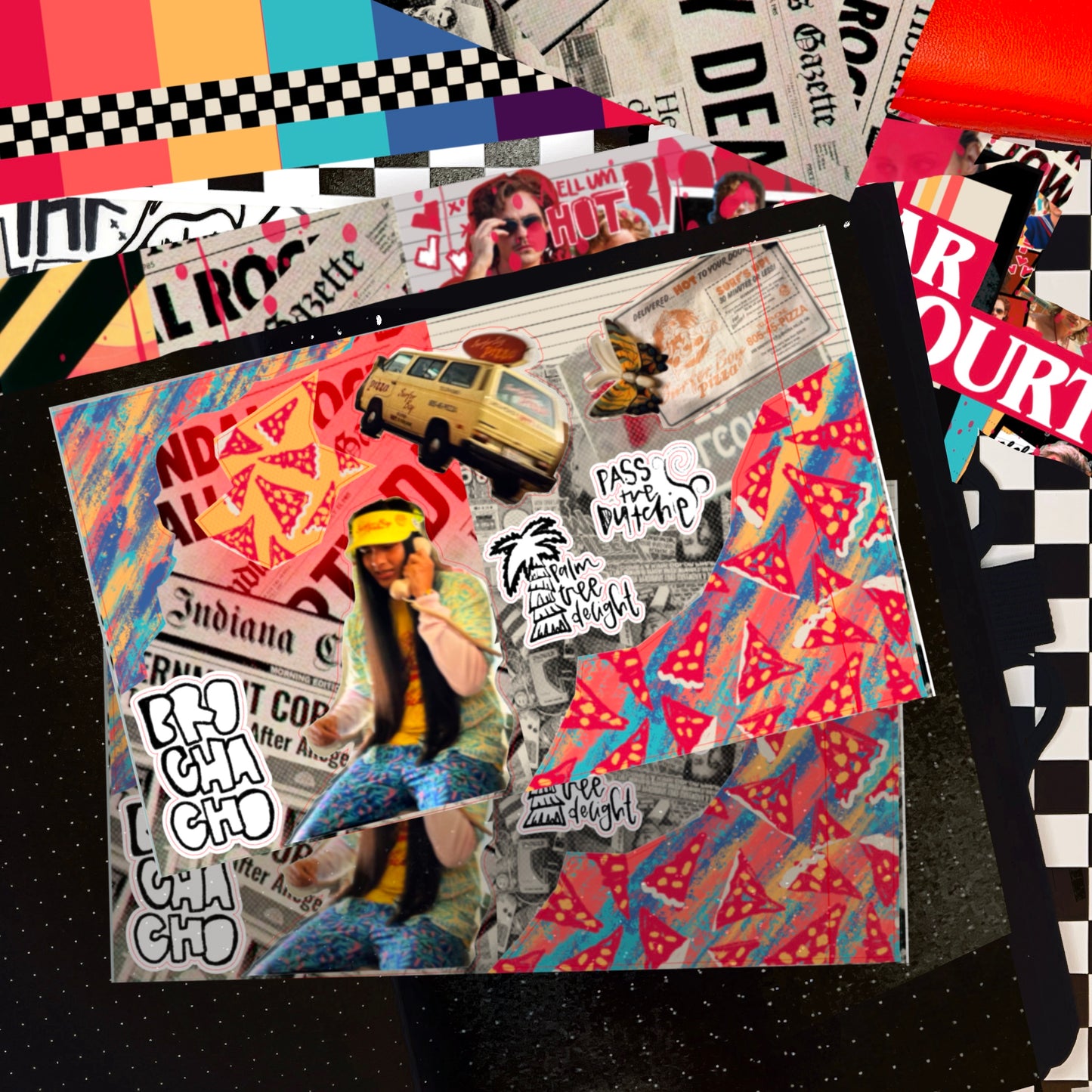 argyle x journaling deco