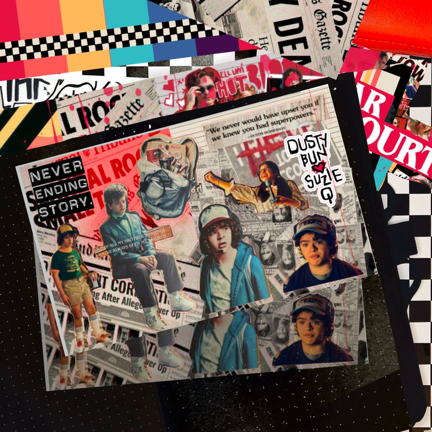 dusty bun x journaling deco