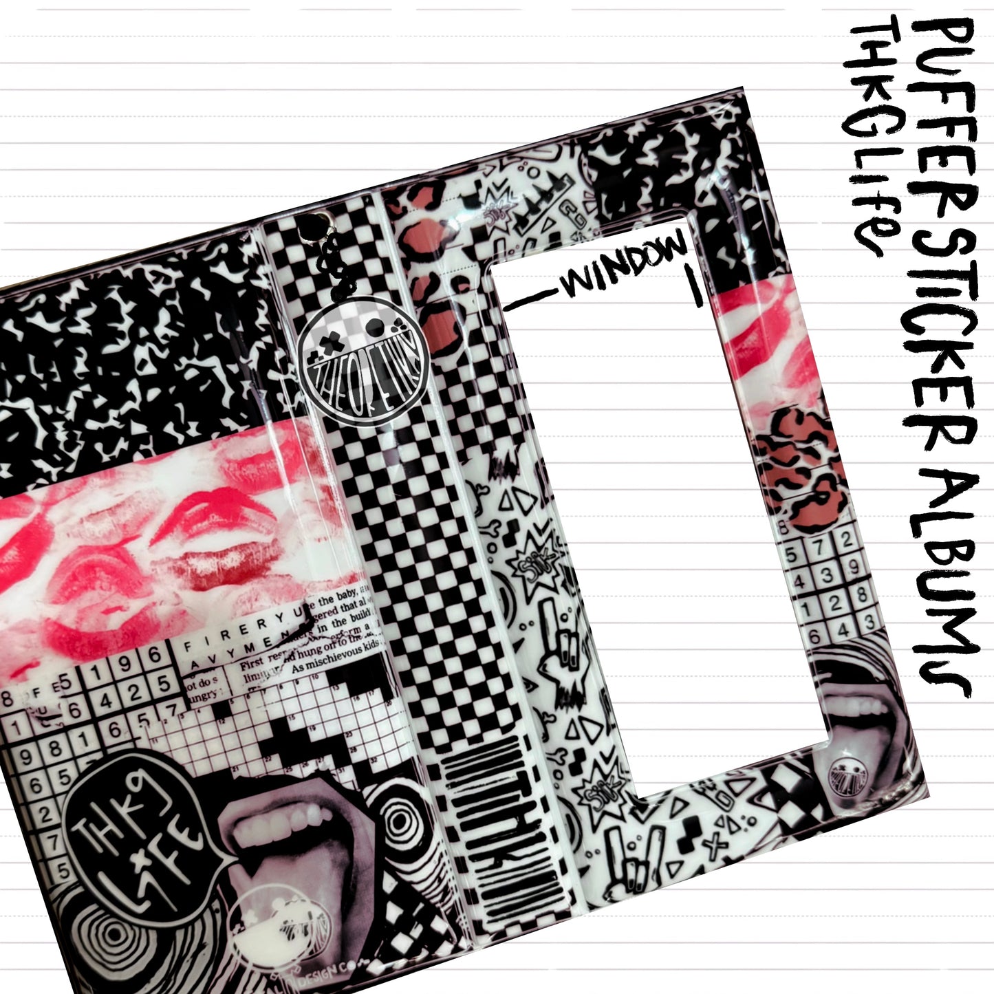 THKG life x puffer sticker album