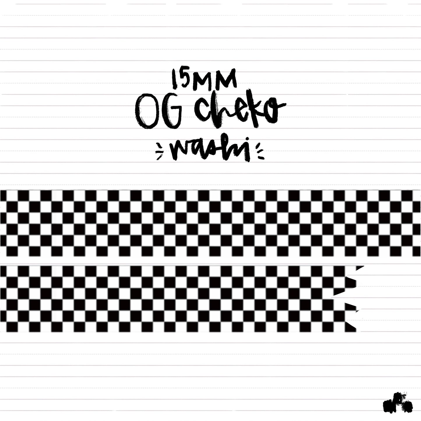 15mm OG cheko washi