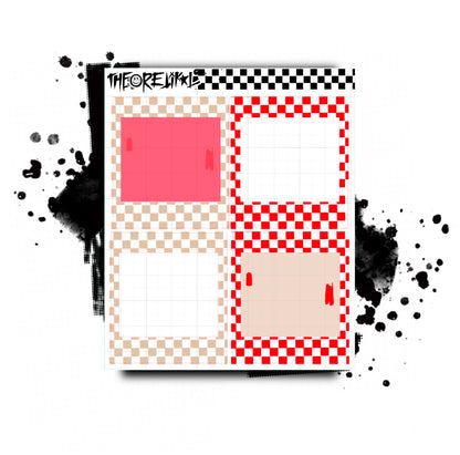 checker polaroids. multiple colorway.