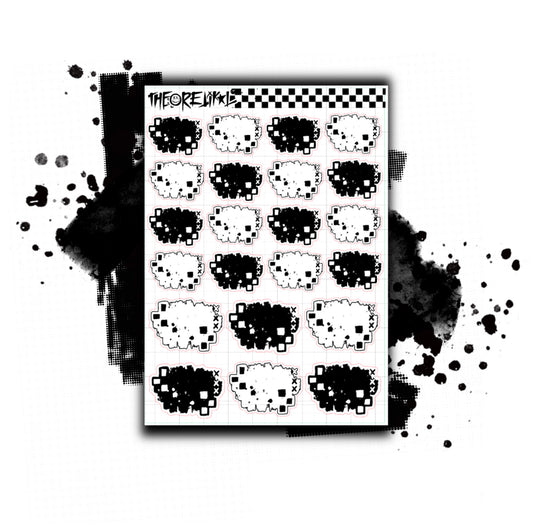 checker blots. multiple colorway.