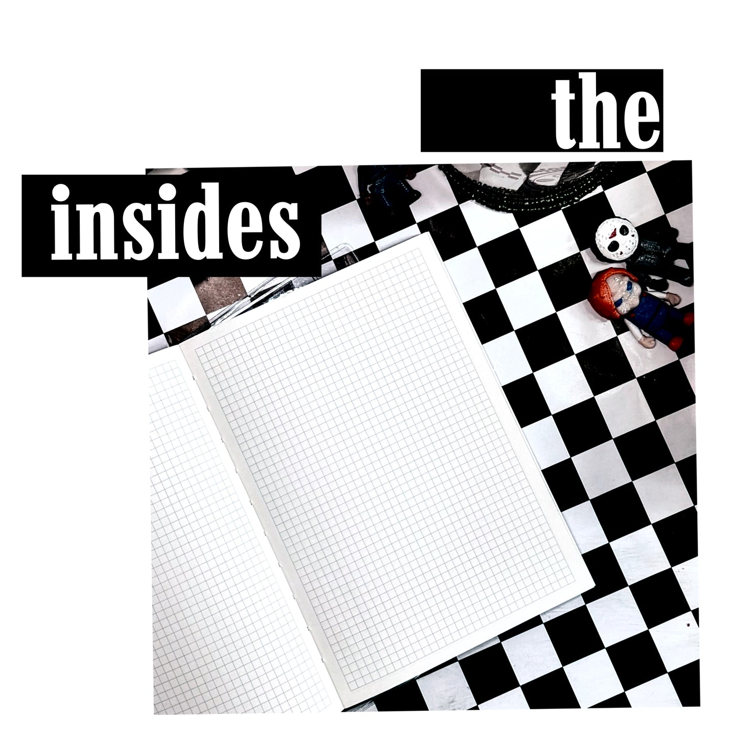 like a b6 journal + PVC clear cover add on