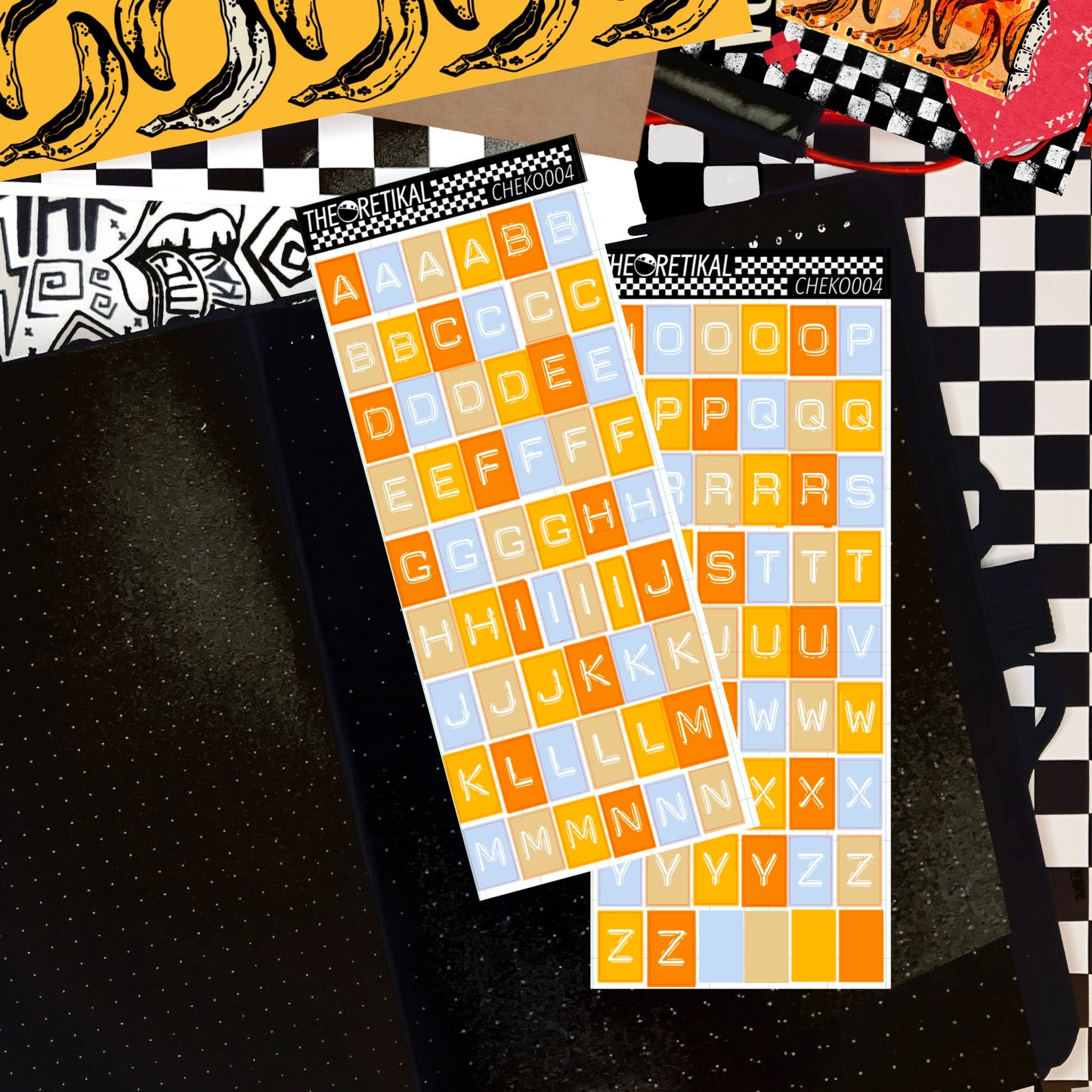 CHEKO x dymo alphabets