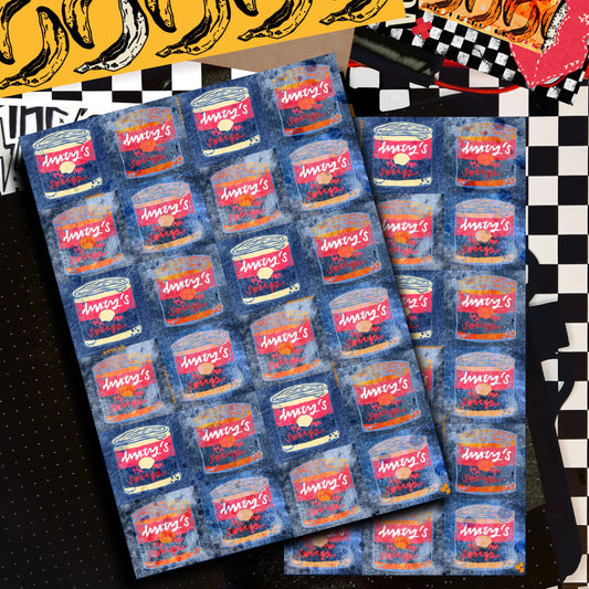 nana x soup cans full sheet (multiple size options)