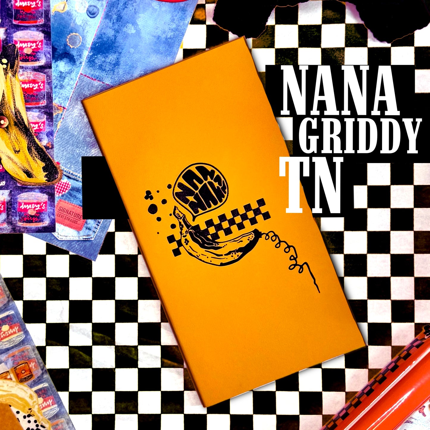 nana standard TN grid notebook x 3 month journal series