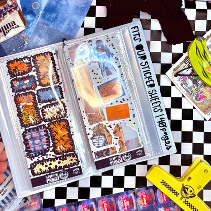 nana x puffer sticker album
