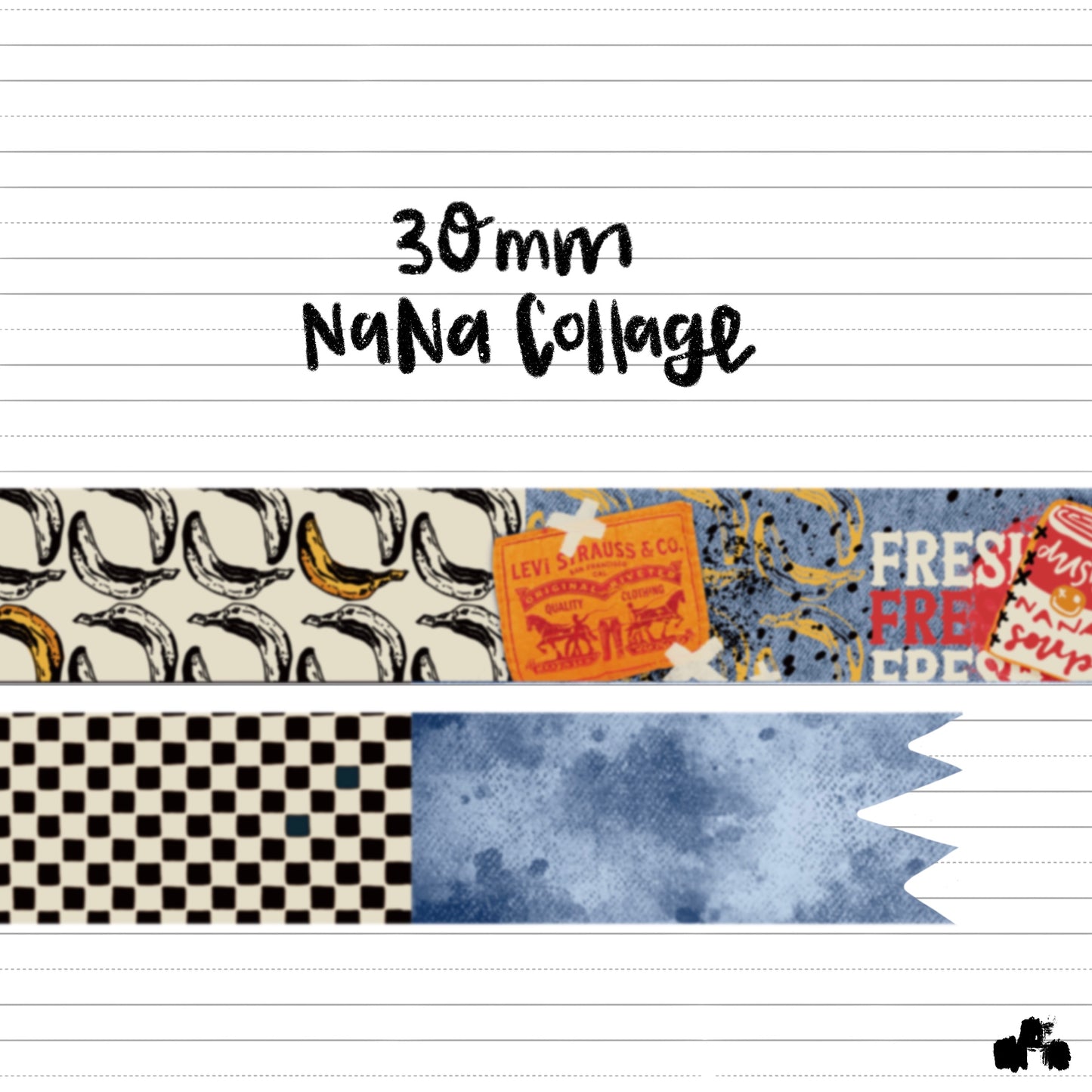 30mm nana collage washi