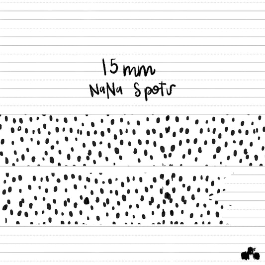 15mm nana spots washi.