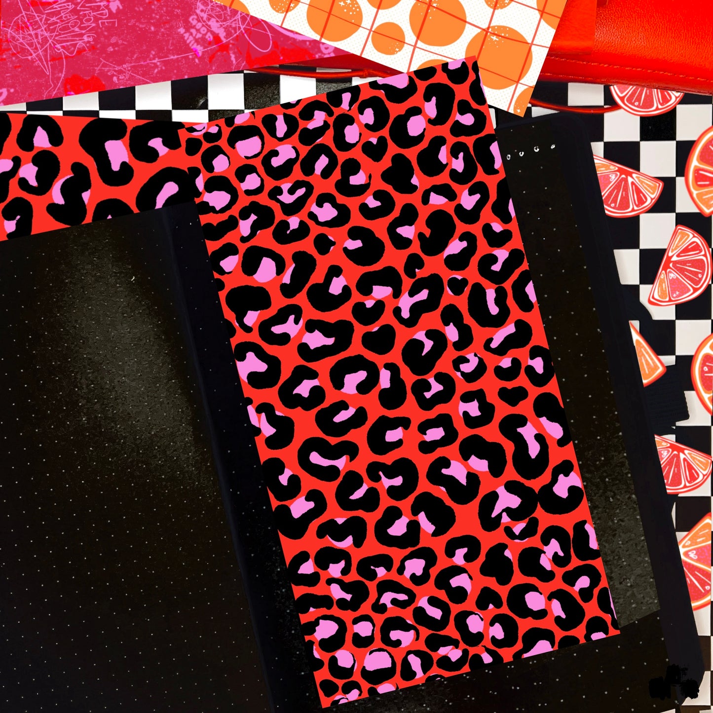 snog x leopard print full sheet