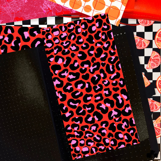 snog x leopard print full sheet