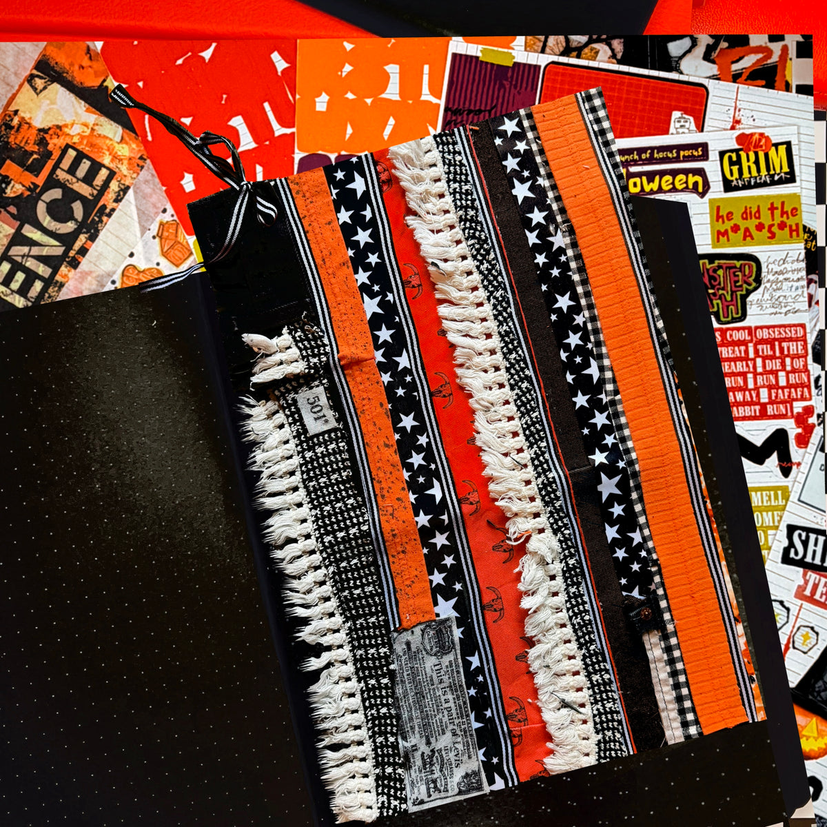 DIGITAL FILES x grim collaged strips